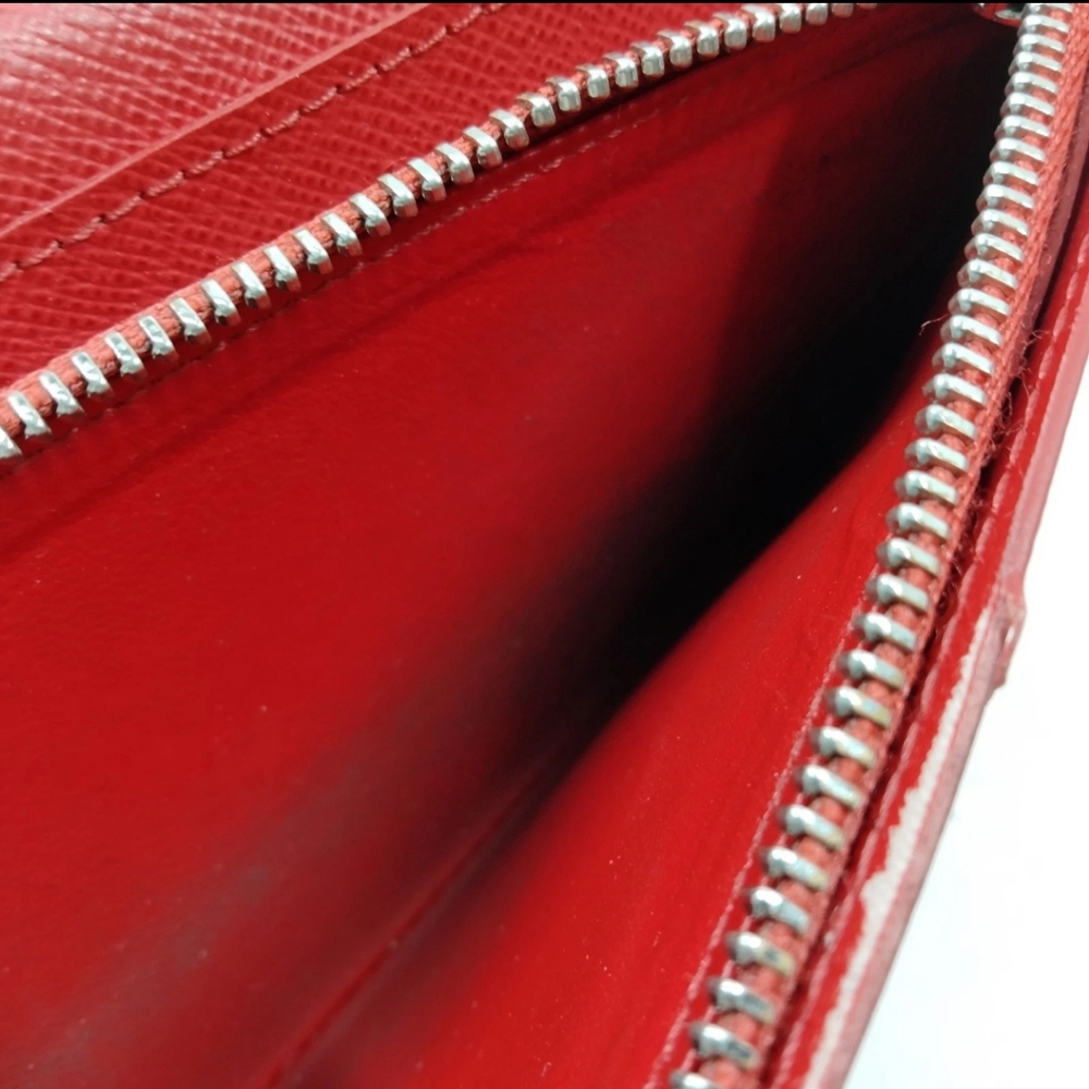 Sale🥳 Louis Vuitton Brazza Taiga Navy Blue and Red Long Wallet - Picture 6 of 10